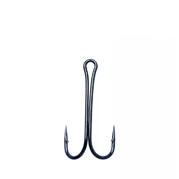 Крючок двойной Misago Long Double 11040 №1 30 шт, черный никель, Корея