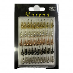 Мормышка особая муравей с отв. диам. 7/1 ассорт. набор уп.50шт