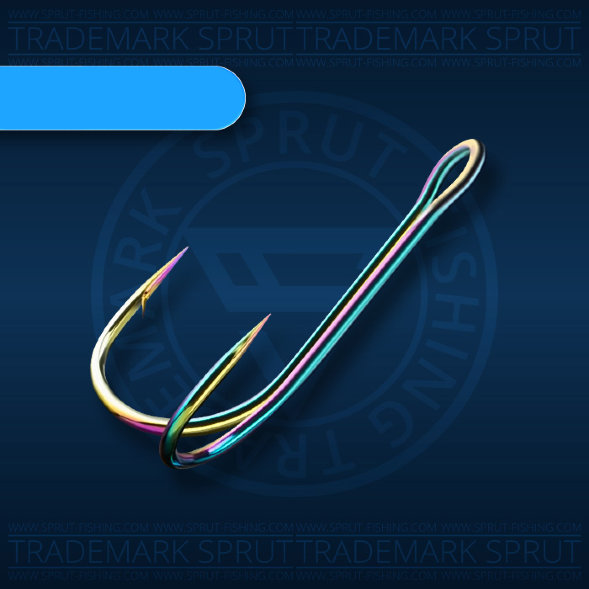 Крючок-двойник SPRUT Kiba SD-36CHT №1 5шт