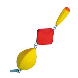 Поплавок зимний тройной №4 желтый ТриАфиш, Цена за 1 шт.