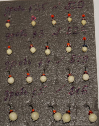 Мормышка вольфрамовая Дробь 4 с фосфором 829