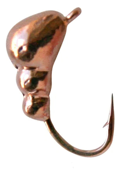 Мормышка вольфрамовая Lumicom Муравей с ушком Ф5 медь, цена за 1 шт.