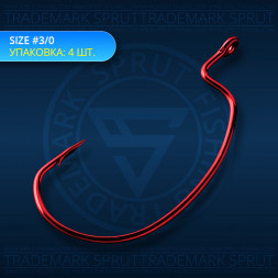 Крючок SPRUT Tama B-51RD №3/0 офсет. 4шт