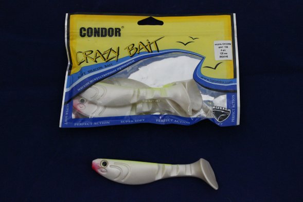 Виброхвост CONDOR Crazy Bait CH120RM размер 120 мм цвет 146 4 шт
