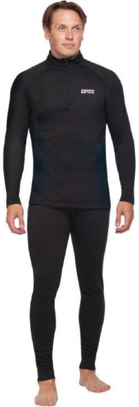 Рубашка с дл.рук. муж. Нова Тур Поларис Норд черный, 42 XS