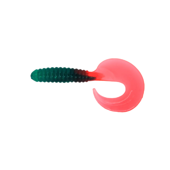 Мягкая приманка Brown Perch Lamprey BC Изумрудный/красный 130мм 18,48гр цвет 113 2 шт