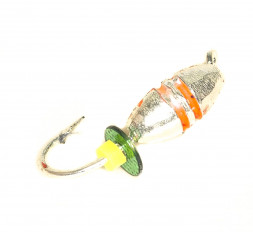 Мормышка вольфрамовая Condor Нимфа с рисками гальваника 2,5 мм, серебро 15 шт