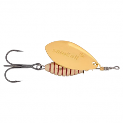 Блесна SIBBEAR вращающаяся Meteoro №1 L 50 мм, W 6.5 гр, C Brass