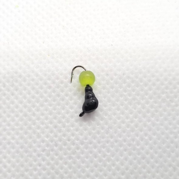 Мормышка свинцовая True Weight цена за 1 шт Муравей с ушком 1.2г кош. глаз зел.