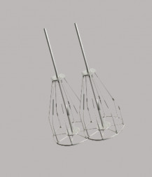 Венчик Klevo для замешивания прикормки нержавейка